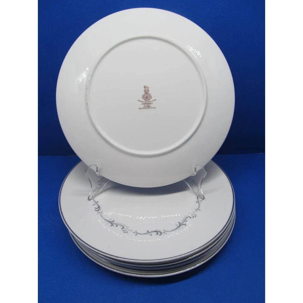 Royal Doulton Coronet 6 Salad Luncheon Plates 8 1/4